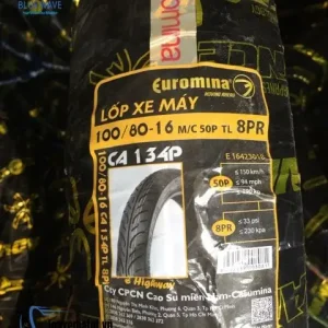 Vỏ Lốp Xe 100/80-16 SH 125cc,150cc gai Dunlop Italy – Vỏ Trước