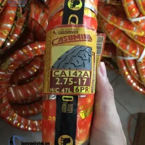 Vỏ Lốp 2.75 -17 Casumina 6Pr vỏ sau Wave alpha, Future, Sirius, Jupiter, RS, axelo,